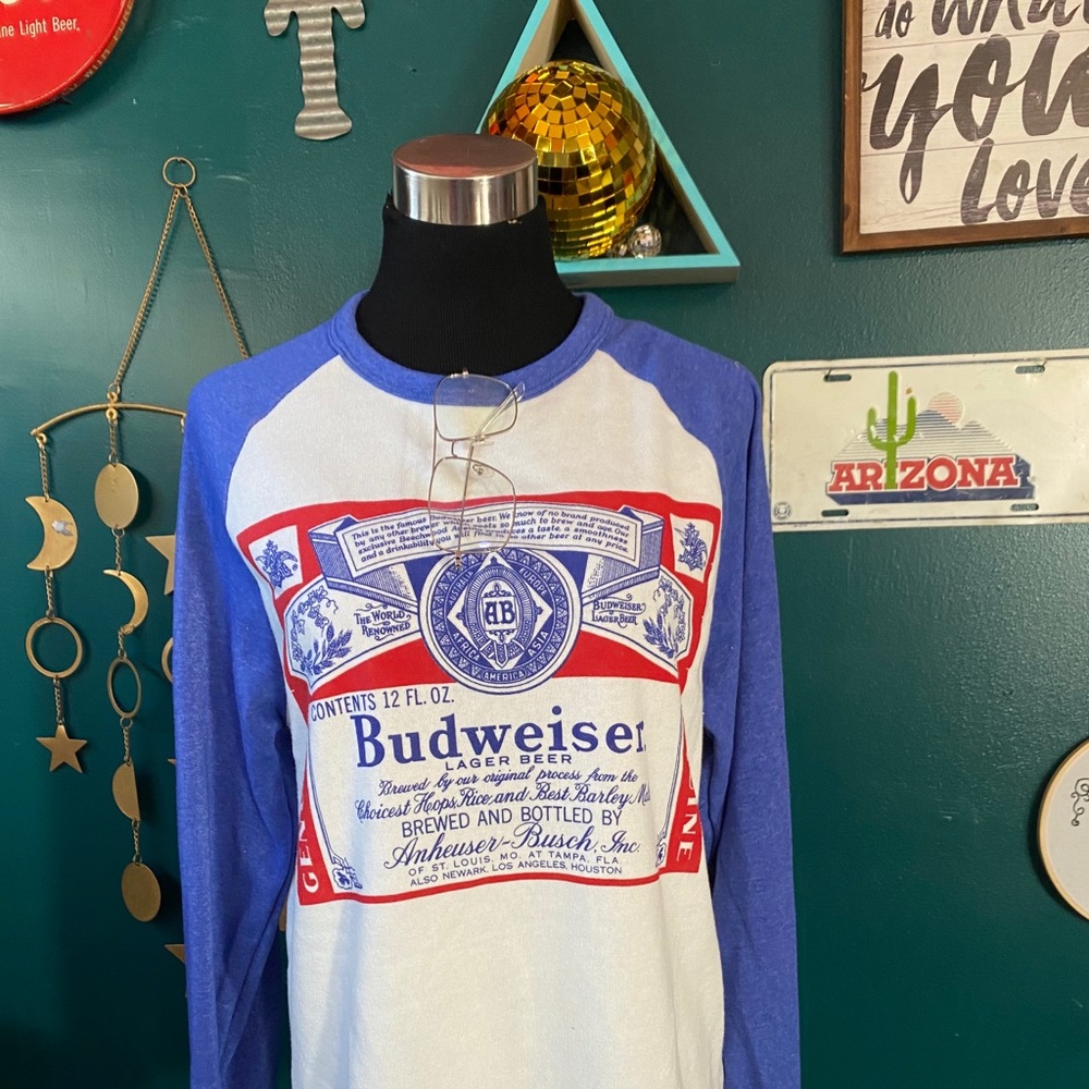 Budweiser raglan super soft sweatshirt